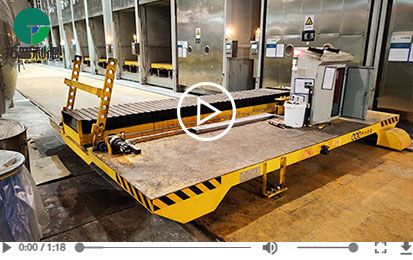 15 Tons Lifting Rail Guided Vehicle with Lifting Ladder