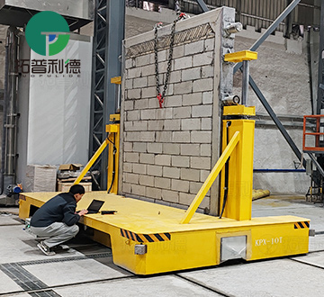 10 Tons Lifting Rail Transfer Cart for High Temperature Mold