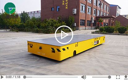 30 Tons Motorized Battery Trackless Transfer Cart