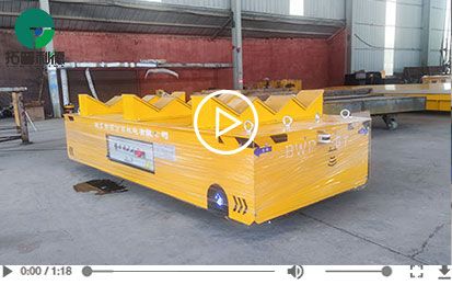 6 Tons Steering Trackless Transfer Cart