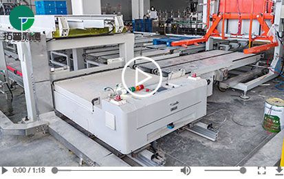 Accurate Docking Production Line Rail Guided Vehicle for Pallet