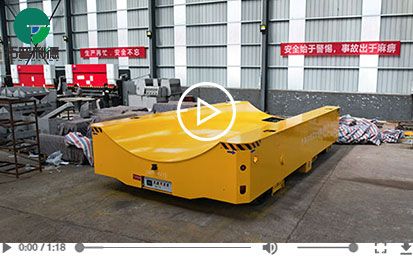 60 Tons Motorized Trackless Transport Cart with Remote Control