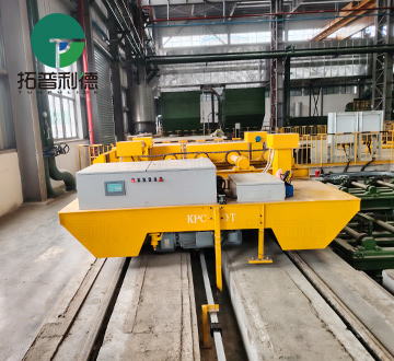 40 Tons Rail Guided Vehicle with Chain Table for Material Handling