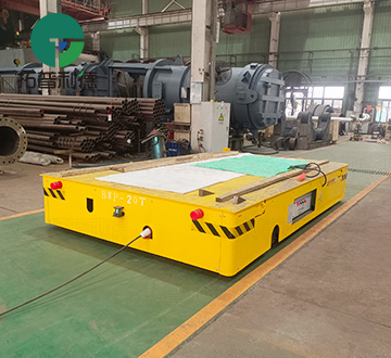 20 Tons Steering Trackless Transfer Cart for Military Use
