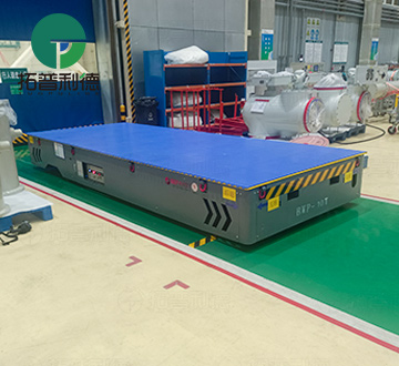 10 Tons Steerable Battery Transfer Cart for Mold Transportation