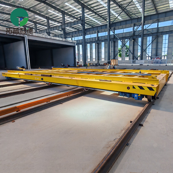 80 Tons Motorized Rail Transfer Cart for Cement Mold