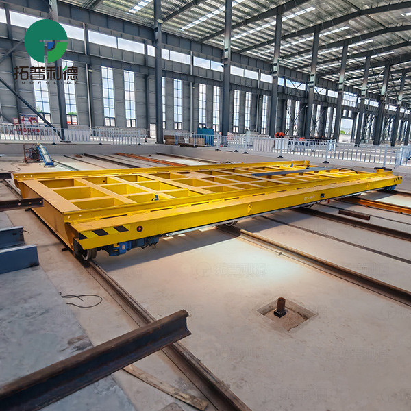 80 Tons Motorized Rail Transfer Cart for Cement Mold