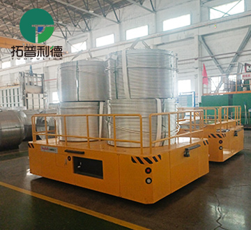 40 Tons Without Rail Transfer Cart for Aluminum Wire Coil