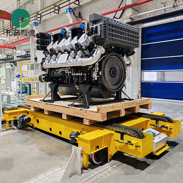 15 Tons Automatic Charging Rail Guided Vehicle for Large Workpieces
