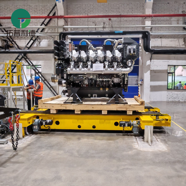 15 Tons Automatic Charging Rail Guided Vehicle for Large Workpieces