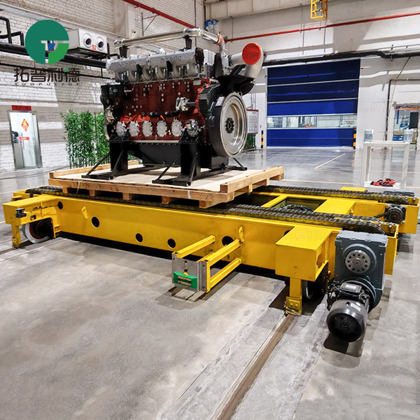 15 Tons Automatic Charging Rail Guided Vehicle for Large Workpieces
