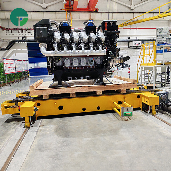 15 Tons Automatic Charging Rail Guided Vehicle for Large Workpieces