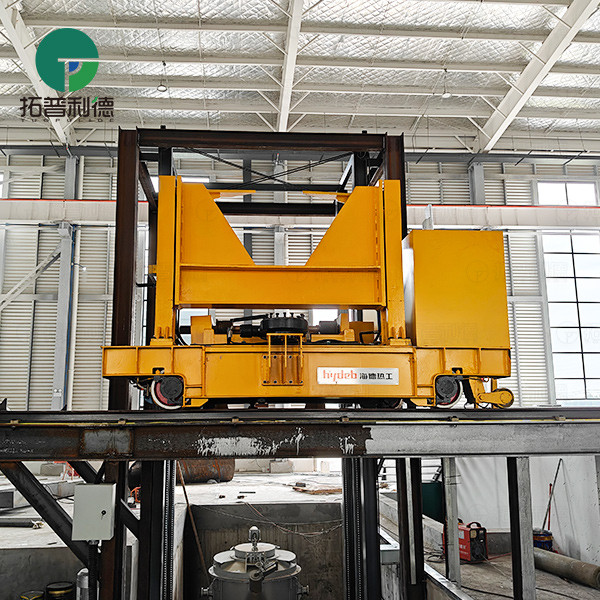 5 Tons Electric Railway Transfer Cart with Hydraulic Lifting Device