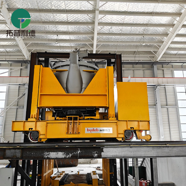 5 Tons Electric Railway Transfer Cart with Hydraulic Lifting Device