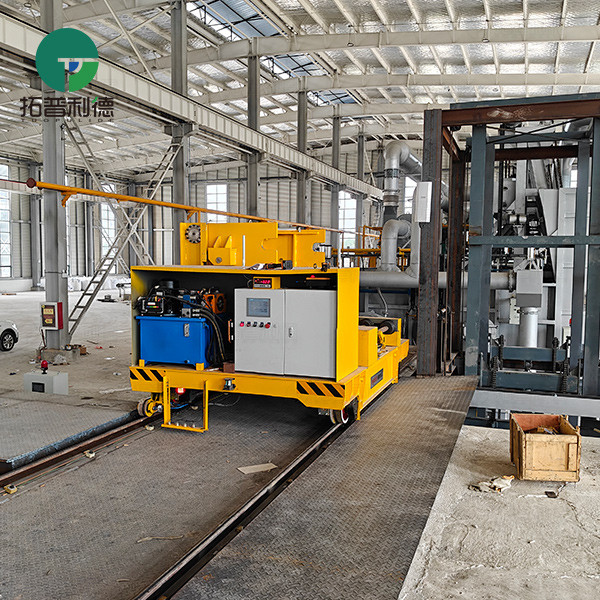 5 Tons Electric Railway Transfer Cart with Hydraulic Lifting Device