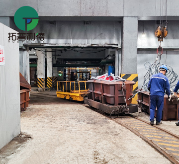 Customized 5 Tons Rail Transfer Cart for Material  Transport