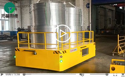 10 Tons Flexible Battery Trackless Transfer Cart