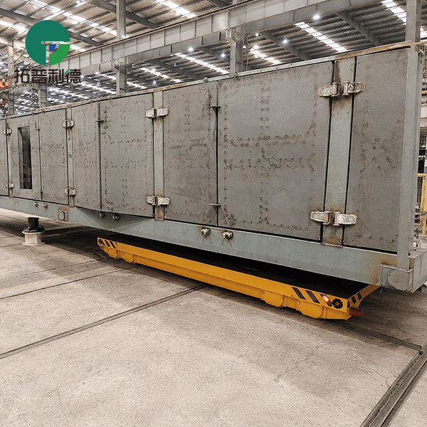 15 Tons Rail Guided Vehicle with Hydraulic Lifting Device for Container Handling