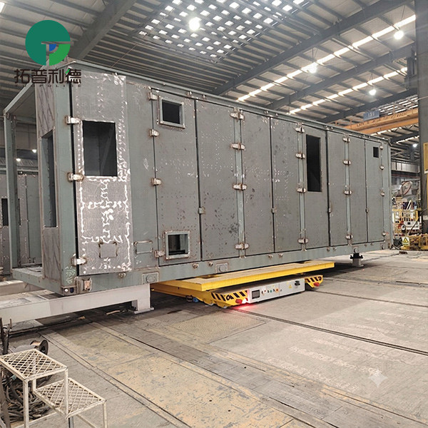 15 Tons Rail Guided Vehicle with Hydraulic Lifting Device for Container Handling