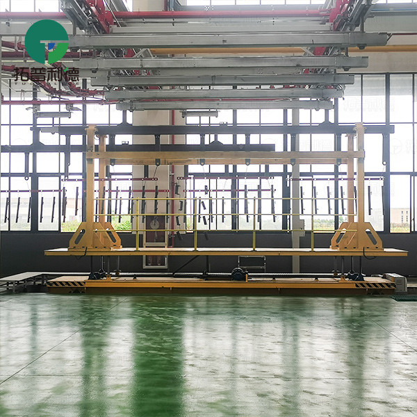 2.5 Tonne Lifting Rail Transfer Trolley for Workpieces Carrying