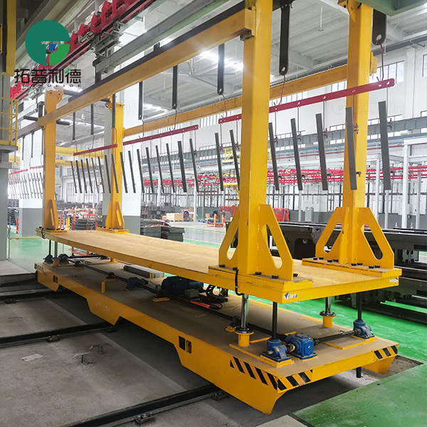 2.5 Tonne Lifting Rail Transfer Trolley for Workpieces Carrying