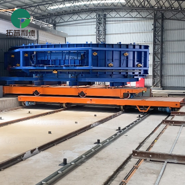 120 Tons Accurate Docking Rail Transfer Cart for Mold Transport
