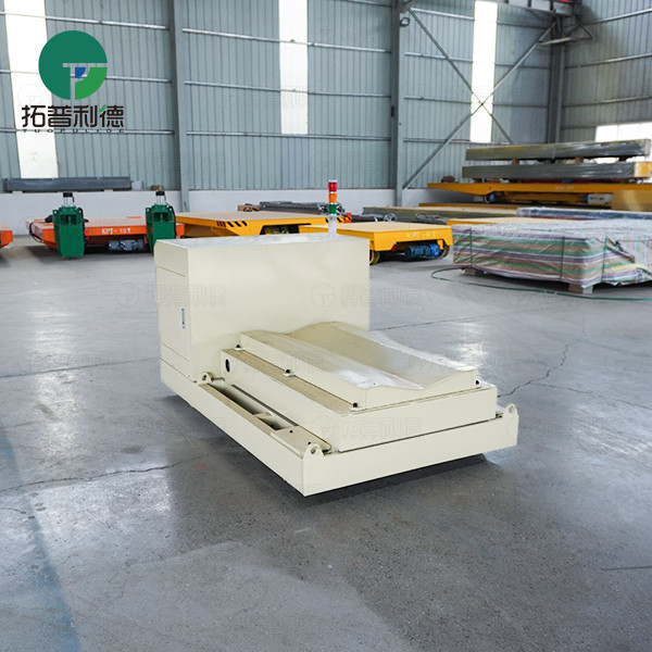 Lifting Rail Transfer Cart with V-block Frame for Coil