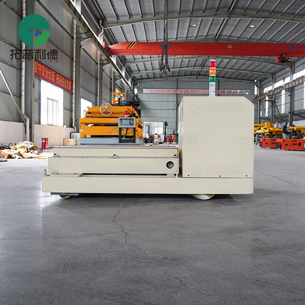 Lifting Rail Transfer Cart with V-block Frame for Coil