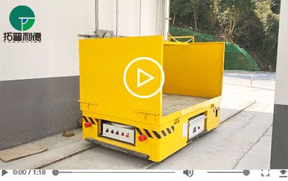 0.4 Tons Remote Control Outdoor Rail Transfer Cart