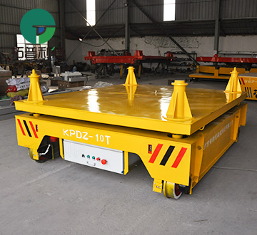 Heavy Duty Lifting Rail Transfer Cart for Workpieces Handling