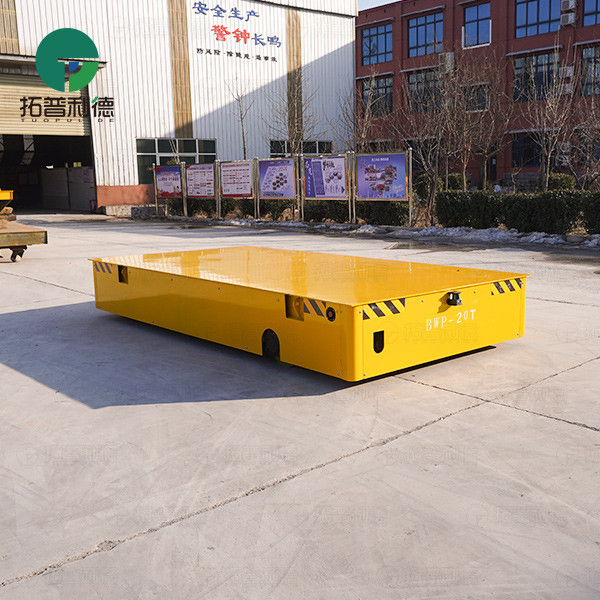 20 Tons Battery Powered Trackless Transfer Cart for Industrial Transport