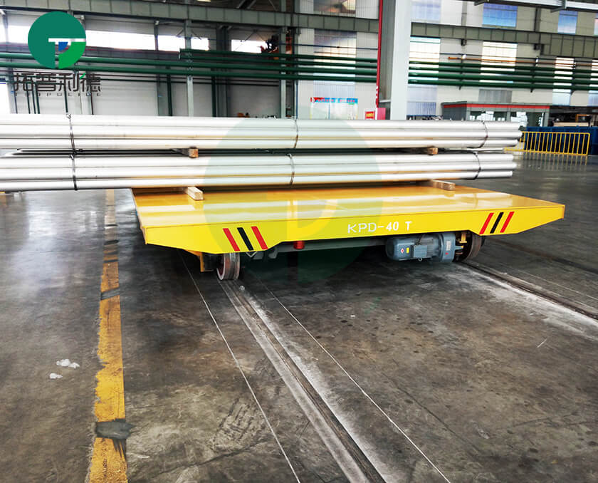 Rail Powered Transfer Cart,Rail guided vehicle,Heavy duty transfer trolley