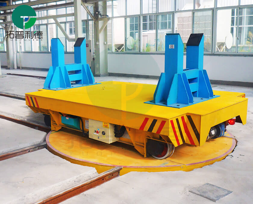 Railway Transfer Trolley,Motor Driven Rail Trolleys,10T Flat Transfer Carts,Pallet Motorized Transfer Car