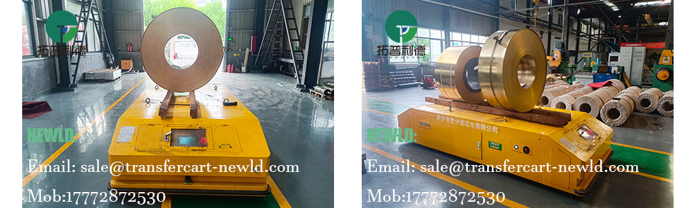 AMR or AGV to transport materials，transfer cart manufacturer,transport equipment cart for 5 tons load capacity,Electric transfer trolley,Coil Transport AGV