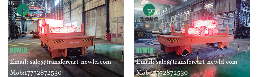 transfer cart manufacturer,electric rail transfer trolley,motorized heavy duty transfer vehicle,transfer cart with rail track,rail-mounted electric transfer trolley