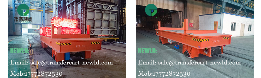 transfer cart manufacturer,electric rail transfer trolley,motorized heavy duty transfer vehicle,transfer cart with rail track,rail-mounted electric transfer trolley