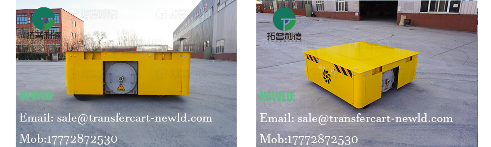trackless transfer cart, transfer cart manufacturer, electric without rail transfer car, handling trolley with a DC Motor, Material Transfer Car, Battery Steerable Transfer Cart