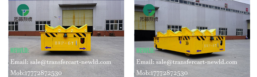 6 tons trackless transfer cart,transfer cart manufacturer,material handling equipment,customized heavy duty transfer trolley,motorzied without rail automatic guided vehcile