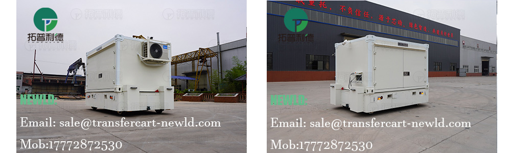 automated guided vehicle, motorized heavy duty transfer trolley, transfer cart manufacturer, 1 ton electric trackless transfer cart, Mecanum wheel solution/transfer cart