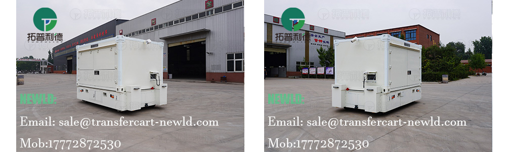 automated guided vehicle, motorized heavy duty transfer trolley, transfer cart manufacturer, 1 ton electric trackless transfer cart, Mecanum wheel solution/transfer cart