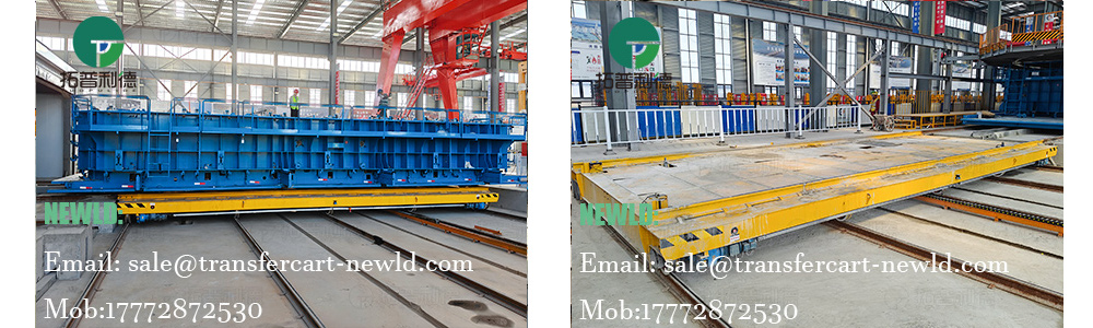 electric rail transfer cart, handling equipments and moving cart， transfer cart manufacturer, motorized track transfer trolley, customized 80 tons rail transfer cart