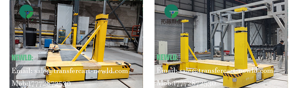rail transfer cart,transfer cart manufacturer,heavy duty motorized transfer cart,battery operated transfer trolley,customized hydraulic lifting transfer vehicle
