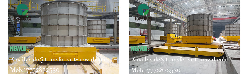 25 tons rail transfer cart,transfer cart manufacturer,customized electric rail transfer cart,20 ton electric transfer cart turntable,Heavy industrial transfer cart with Turntable