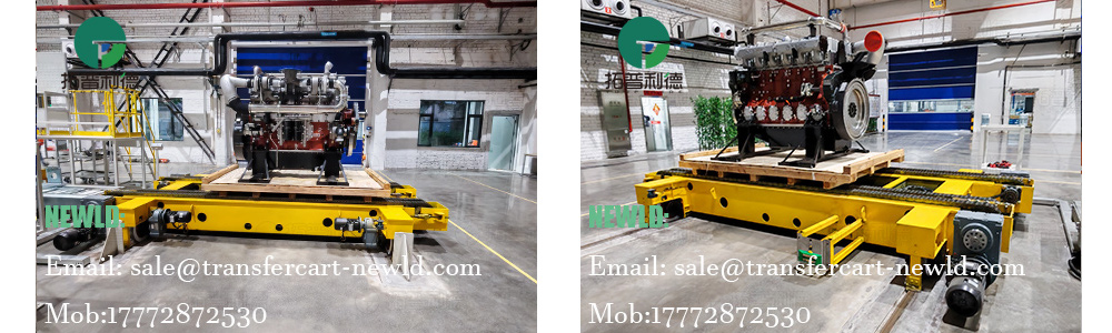 transfer cart manufacturer,customized chain rail guided vehicle,accurate docking transfer trolley,15 tons electric rail transfer cart,heavy duty motorized transfer cart