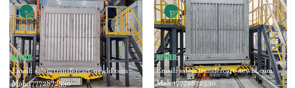 custom made transfer carts,19.2 ton mold transfer cart,Material Handling Transfer Cart,customized transfer cart,rail electric transfer cart