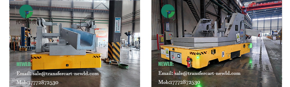 trackless transfer cart,motorized heavy duty transfer cart,customized steering transfer trolley,automated control transfer vehicle,40 tons without rail transfer cart