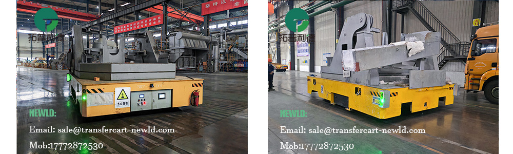 trackless transfer cart,motorized heavy duty transfer cart,customized steering transfer trolley,automated control transfer vehicle,40 tons without rail transfer cart