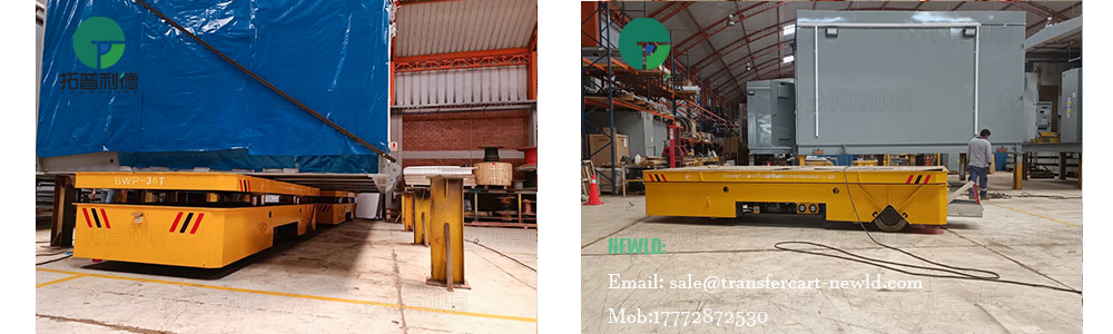 trackless transfer cart,heavy duty motorized transfer trolley,30 tons electric transfer vehicle,hydraulic lifting transfer cart,battery operated transfer trolley