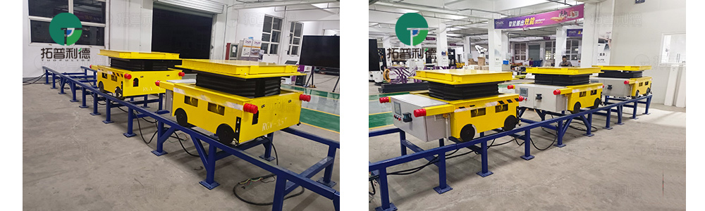 rail guided vehicle,battery operated transfer cart,transfer cart manufacturer,electric rail transfer trolley,motorized heavy duty transfer cart