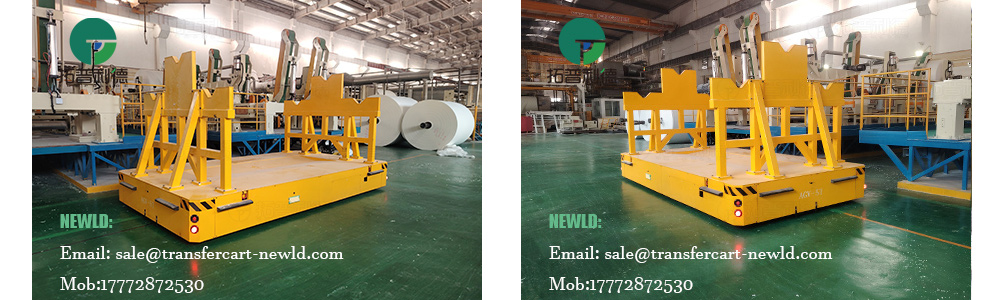 5 tons electric trackless transfer cart, Mecanum wheel solution/transfer cart